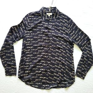 L'Agence I Love You Holly Blouse Top XS NWT